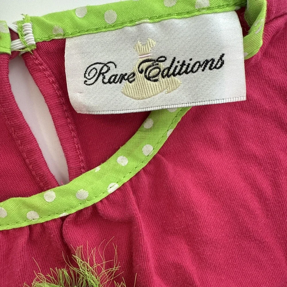 Rare Editions  Christmas Tree Ruffle Pants Set Girls Size‎ 3T ruffle pants